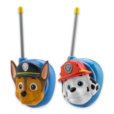 paw patrol walkie talkie set