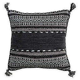 Surya Ganale 22-Inch Square Throw Pillow in Charcoal