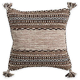 Surya Ganale 22-Inch Square Throw Pillow in Taupe