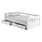 Alternate image 3 for Alaterre Melody Twin Day Bed with Storage in White