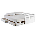 Alternate image 5 for Alaterre Melody Twin Day Bed with Storage in White