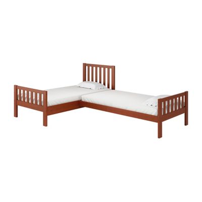 l shaped corner twin beds