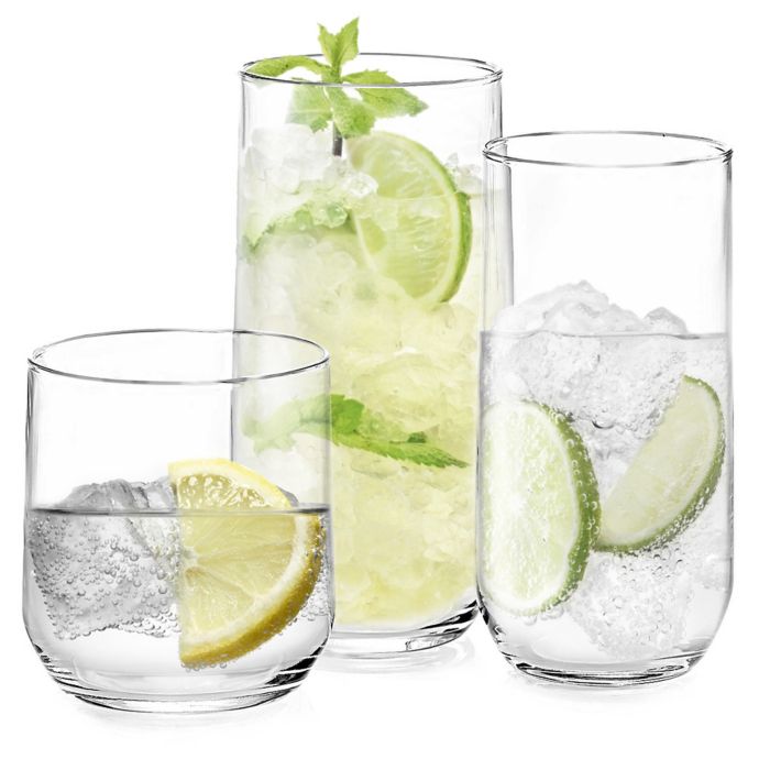 Luminarc Mode 18Piece Drinkware Set Bed Bath and Beyond Canada