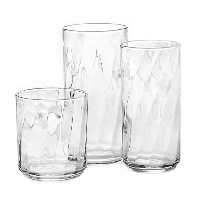 Luminarc Riviera 18Piece Drinkware Set Bed Bath and Beyond Canada