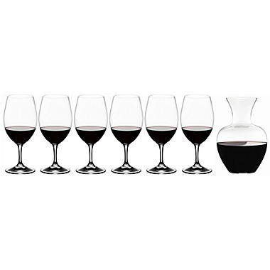 Riedel&reg; Ouverture 6-Piece Magnum Wine Glass Set with Apple Decanter. View a larger version of this product image.