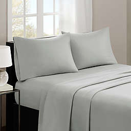 Madison Park 3M Microcell Twin Sheet Set in Grey
