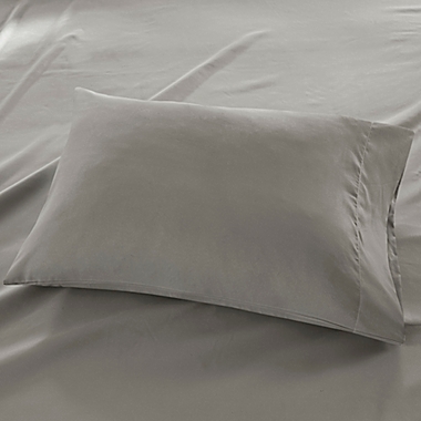 Madison Park 3M Microcell Twin XL Sheet Set in Grey. View a larger version of this product image.