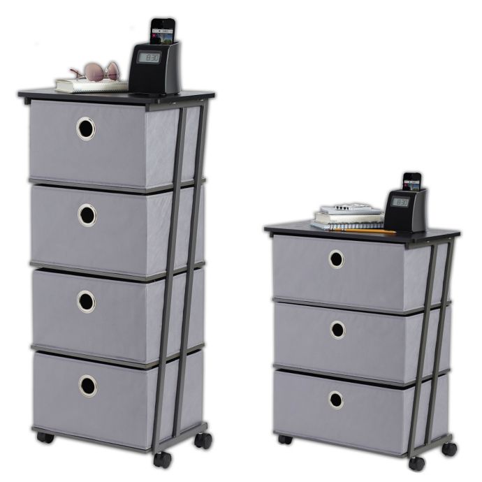 Studio 3b Storage Cart In Grey Bed Bath And Beyond Canada