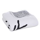 Alternate image 0 for aden + anais&reg; Lovestruck Classic Dream Blanket in Black/White