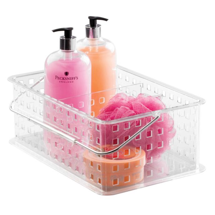 InterDesign® Zia Storage Basket with Removable Divider Bed Bath & Beyond