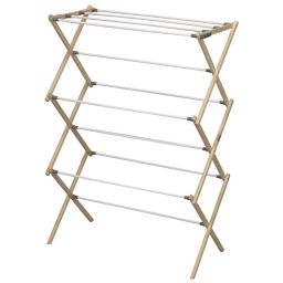 Household Essentials® Pine Wood X-Frame Drying Rack