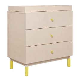 Babyletto Gelato 3 Drawer Changer Dresser In Washed Natural Bed