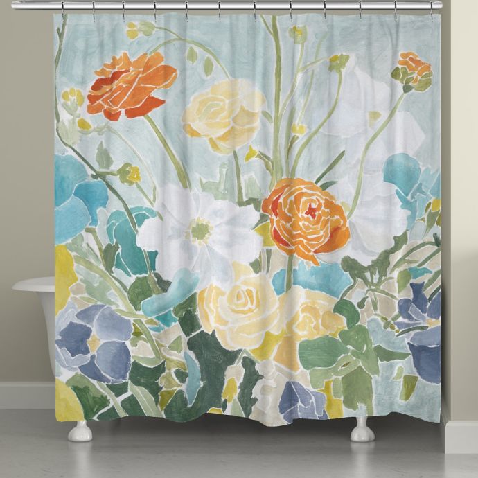 Laural Home® Spring Floral Shower Curtain Bed Bath And Beyond 6501