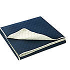 Alternate image 3 for Chic Home Lugano 7-Piece Reversible Queen Quilt Set in Navy