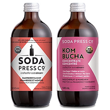 SodaStream&reg; Raspberry and Mint Soda Press Syrup. View a larger version of this product image.
