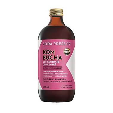 SodaStream&reg; Soda Press Kombucha Passionfruit and Mandarin Concentrate. View a larger version of this product image.