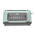 Alternate image 0 for Dash&reg; Clear View 2-Slice Toaster in Aqua