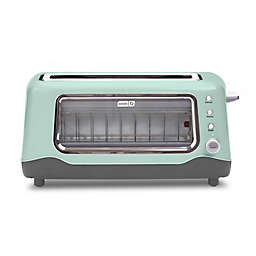 Dash® Clear View 2-Slice Toaster in Aqua
