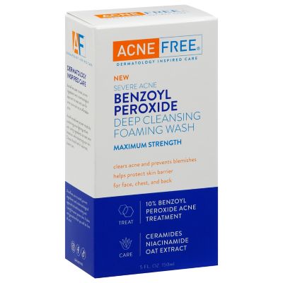 AcneFree&reg; 5 oz. Severe Acne Benzoyl Peroxide Deep Cleansing Foaming Wash