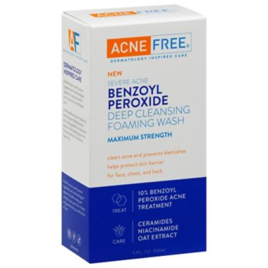 AcneFree&reg; 5 oz. Severe Acne Benzoyl Peroxide Deep Cleansing Foaming Wash. View a larger version of this product image.