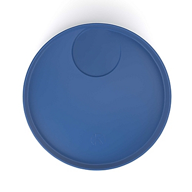 Kizingo Nudge Plate in Dark Blue/Orange (Set of 2). View a larger version of this product image.