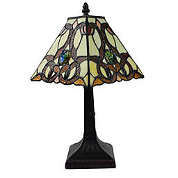 Tiffany Style Floral Mini Table Lamp