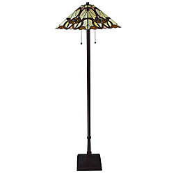 Tiffany Style Mission Floor Lamp in