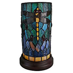 Tiffany Style Dragonfly Accent Lamp