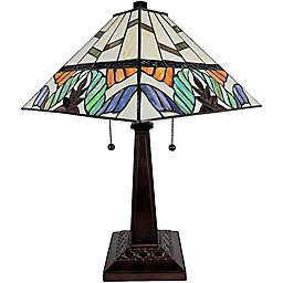 Tiffany Style Mission 2-Light Table Lamp