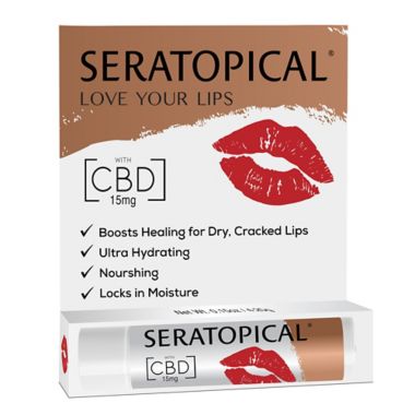 Seratopical&reg; Love Your Lips with 15 mg. CBD Unflavored Lip Balm. View a larger version of this product image.