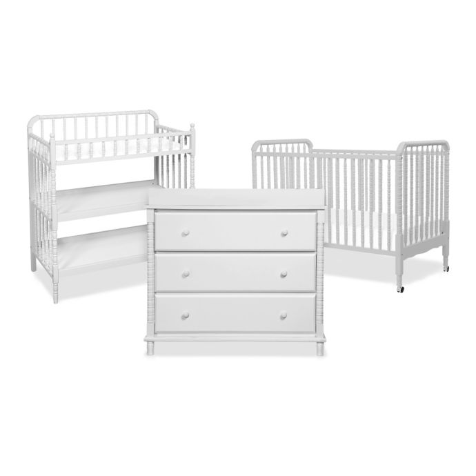 Davinci Jenny Lind Nursery Furniture Collection In Fog Grey Bed