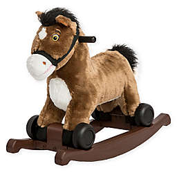 Rockin' Rider 2-in-1 Rocking Pony in Chocolate