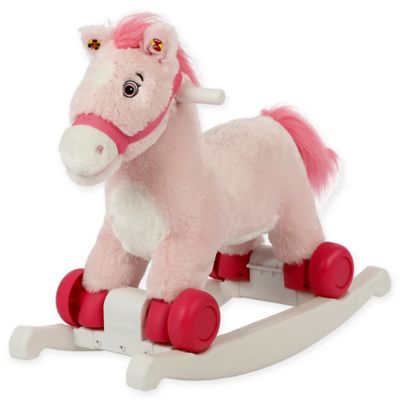 fisher price rocking horse pink