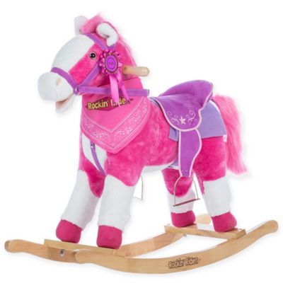 pink rocking horse