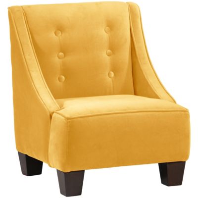 kids velvet chair