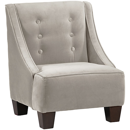 Alternate image 1 for Skyline Furniture Wilson Kids Chair in Velvet Light Grey
