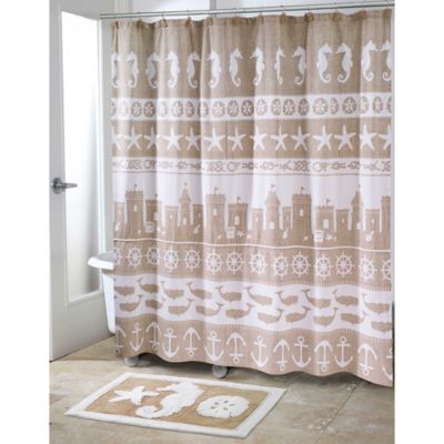 Avanti Colony Palm Shower Curtain Bed, Avanti Banana Palm Shower Curtain