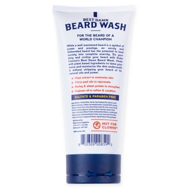 Duke Cannon Supply Co.&reg; 6 oz. Best Damn Beard Wash. View a larger version of this product image.