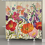 Laural Home&reg; Couleur Printemps Shower Curtain