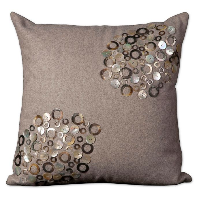 Mina Victory Shell Circles Square Throw Pillow Bed Bath Beyond