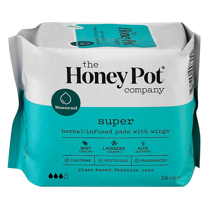 The Honey Pot 16Count HerbalInfused Pads Bed Bath & Beyond