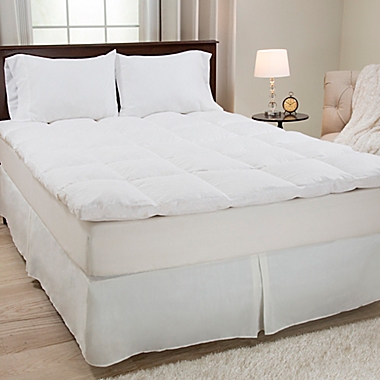 Nottingham Home 2-Inch Gusset Featherbed Full Mattress Topper. View a larger version of this product image.