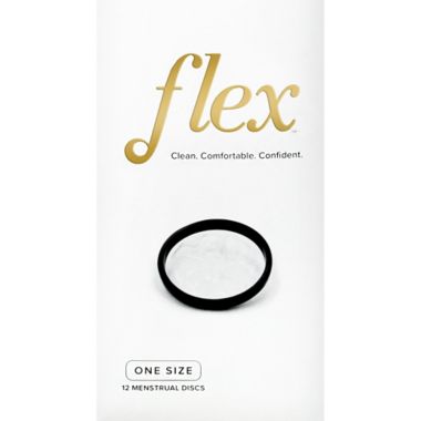 Flex&trade; 12-Count Disposable Menstrual Discs. View a larger version of this product image.
