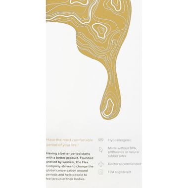 Flex&trade; 12-Count Disposable Menstrual Discs. View a larger version of this product image.