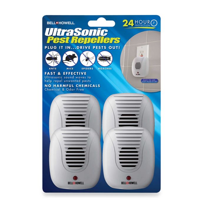 Bell Howell 4 Pack Ultrasonic Pest Repellers Bed Bath Beyond