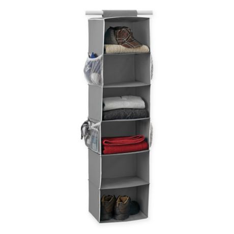 Studio 3b 6 Shelf Hanging Sweater Organizer In Grey Bed Bath Beyond