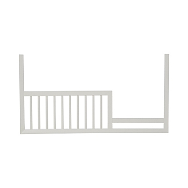 DwellStudio Mid-Century Toddler Guard Rail in French White. View a larger version of this product image.