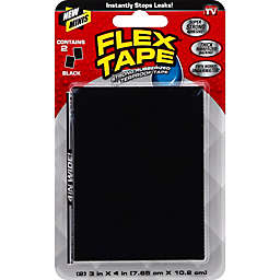 Flex Seal&trade; Flex Tape 4-Inch x 3-Inch Black Mini Tape