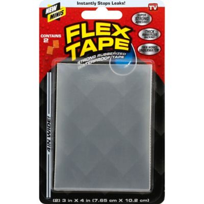 Flex Seal&trade; Flex Tape 4-Inch x 3-Inch Clear Mini Tape