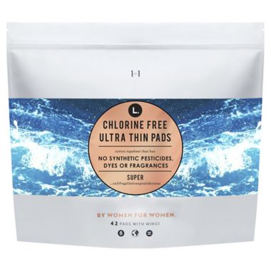 L. 42-Count Super Ultra Thin Pads with Wings. View a larger version of this product image.